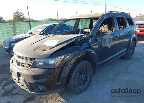 2019 Dodge Journey Se from USA, damaged, VIN 3C4PDCBG1KT836677